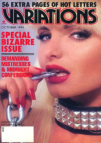 Penthouse Variations October 1994 magazine back issue Penthouse Variations magizine back copy Penthouse Variations October 1994 Magazine Back Issue Published by Penthouse Publishing, Bob Guccione. 56 Extra Pages Of Hot Letters.