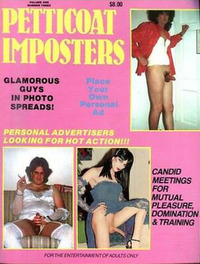 Petticoat Imposters Vol. 1 # 3 magazine back issue