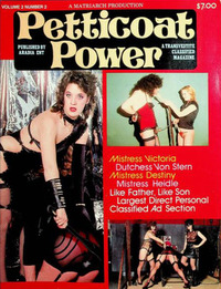 Petticoat Power Vol. 2 # 2 Magazine Back Copies Magizines Mags
