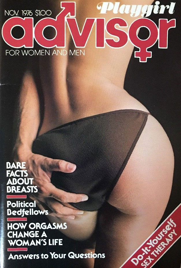 Playgirl Advisor November 1976 magazine back issue Playgirl Advisor magizine back copy 