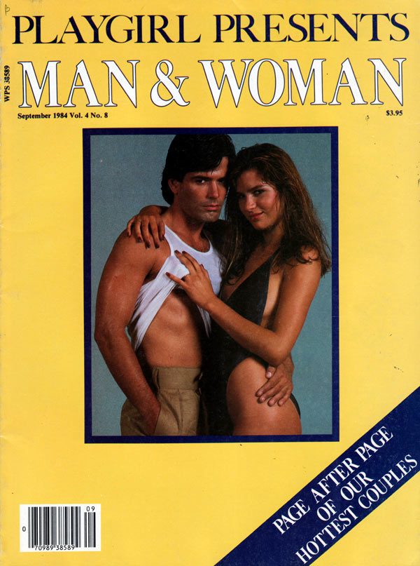 Playgirl Presents Man & Woman September 1984 magazine back issue Playgirl Entertains magizine back copy playgirl entertains presents the best of man & woman magazine, hot couples pictorialas, sexy nude co