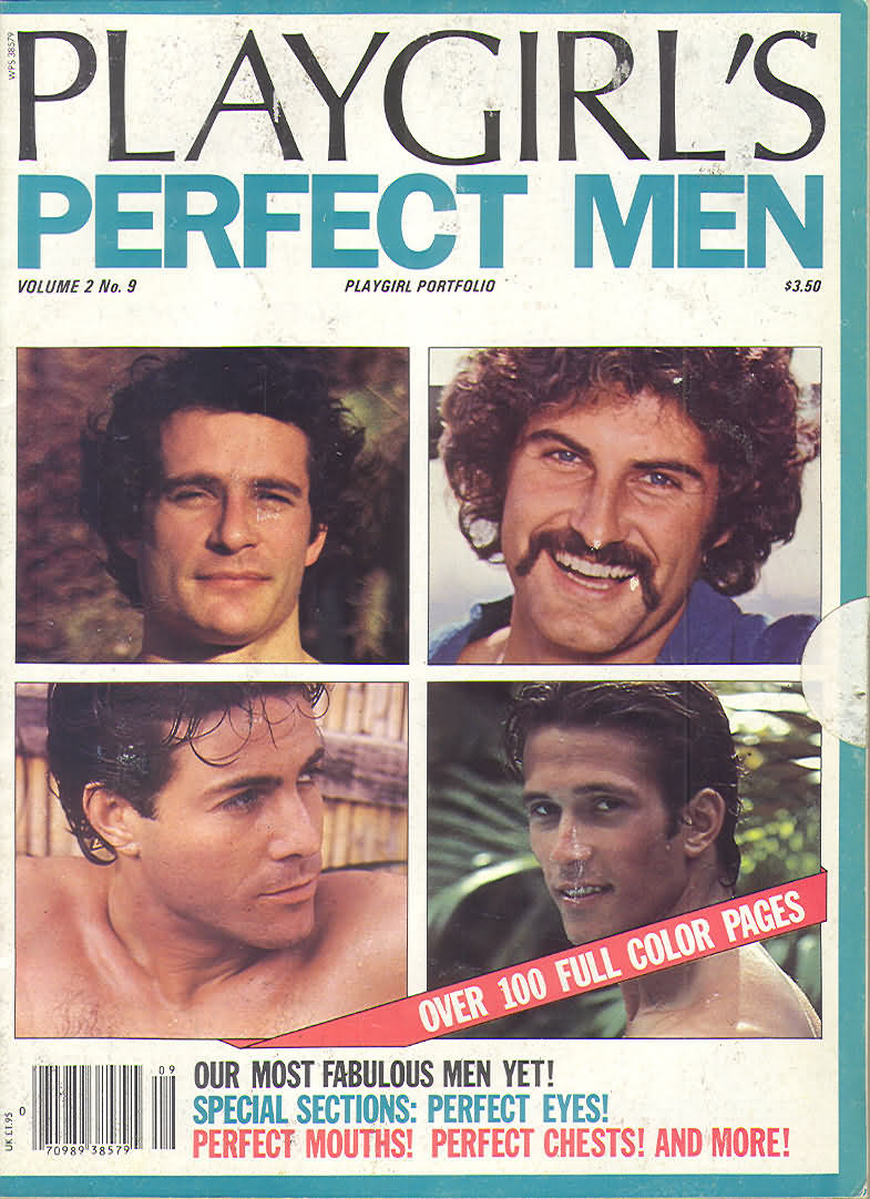 Playgirl Portfolio Vol. 2 # 9 - Perfect Men - September 1982 magazine back issue Playgirl Portfolio magizine back copy 