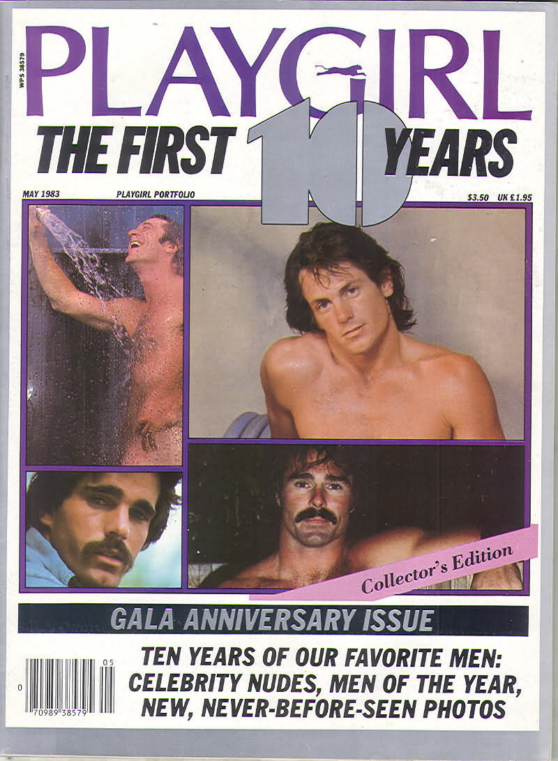 Playgirl Portfolio May 1983, The First 10 Years magazine back issue Playgirl Portfolio magizine back copy 