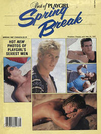 Playgirl Portfolio Spring 1987 magazine back issue
