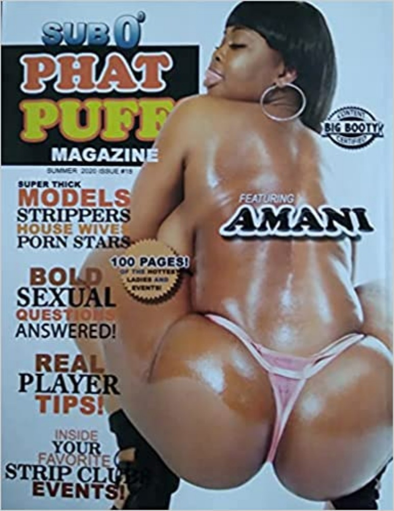 Phat Puffs # 3, January 2021 magazine back issue Phat Puffs magizine back copy 