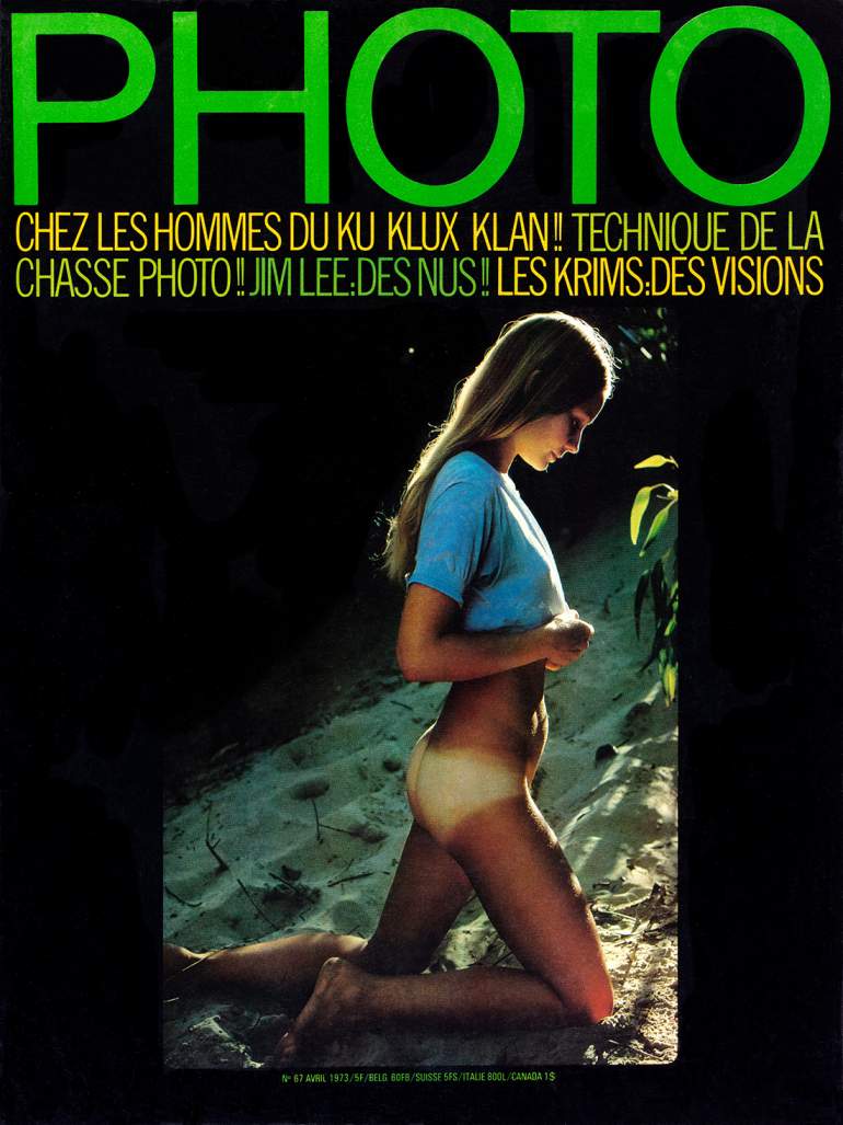 Photo April 1973 magazine back issue Photo magizine back copy 