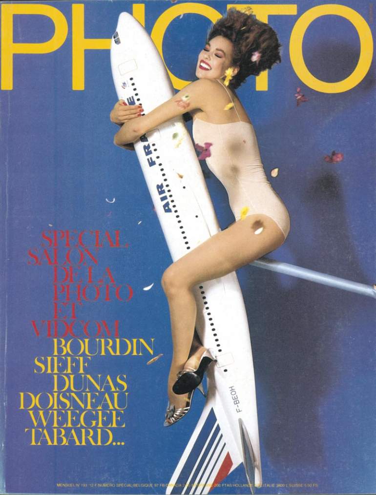 Photo October 1983 magazine back issue Photo magizine back copy 