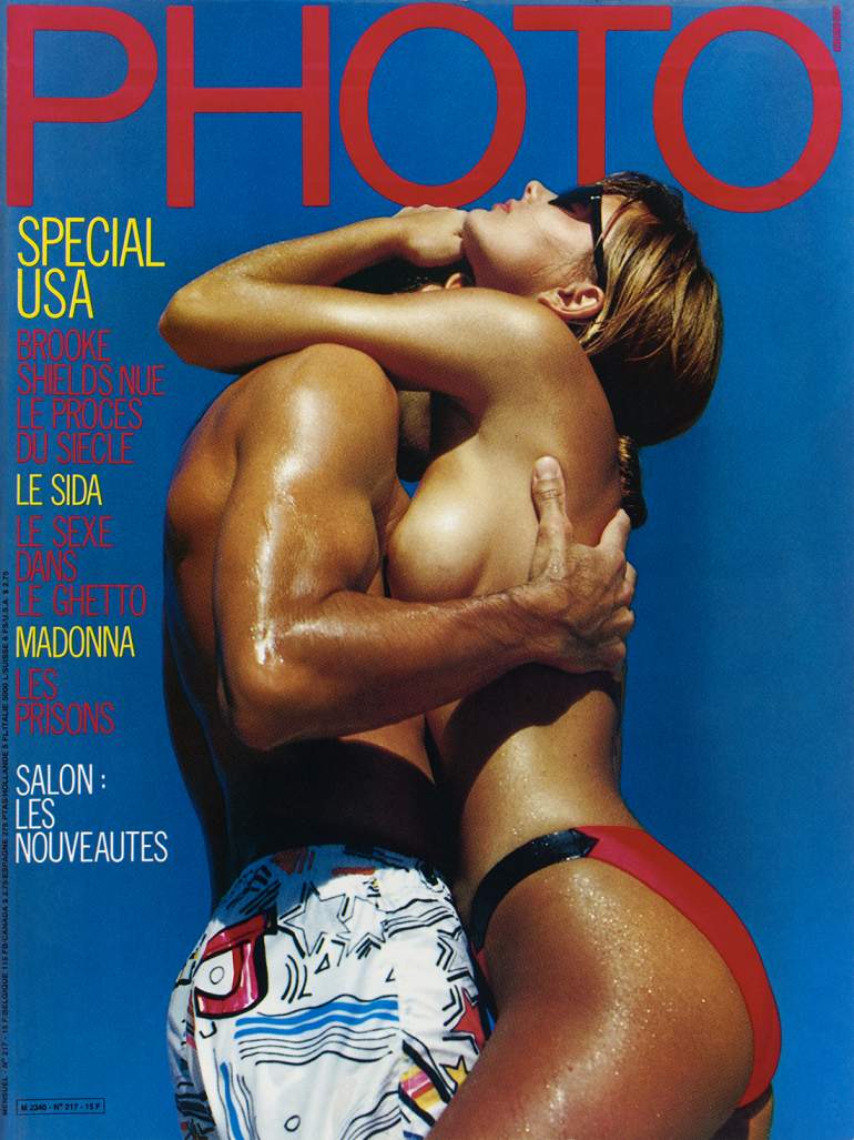 Photo October 1985 magazine back issue Photo magizine back copy 
