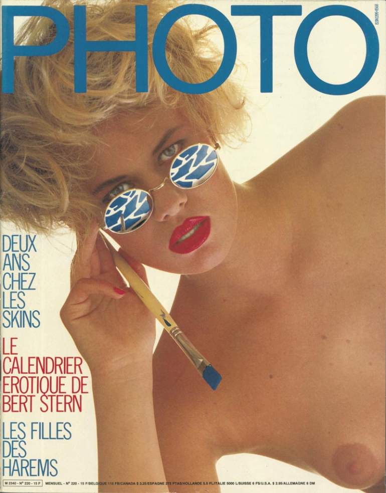 Photo January 1986 magazine back issue Photo magizine back copy 