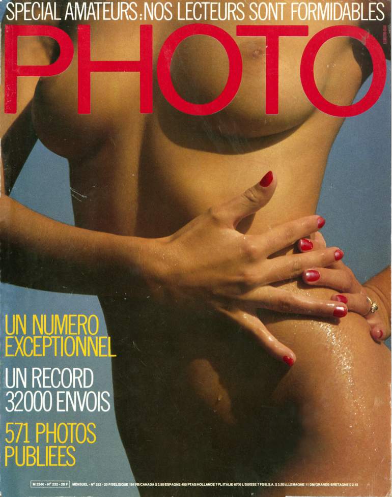 Photo January 1987 magazine back issue Photo magizine back copy 