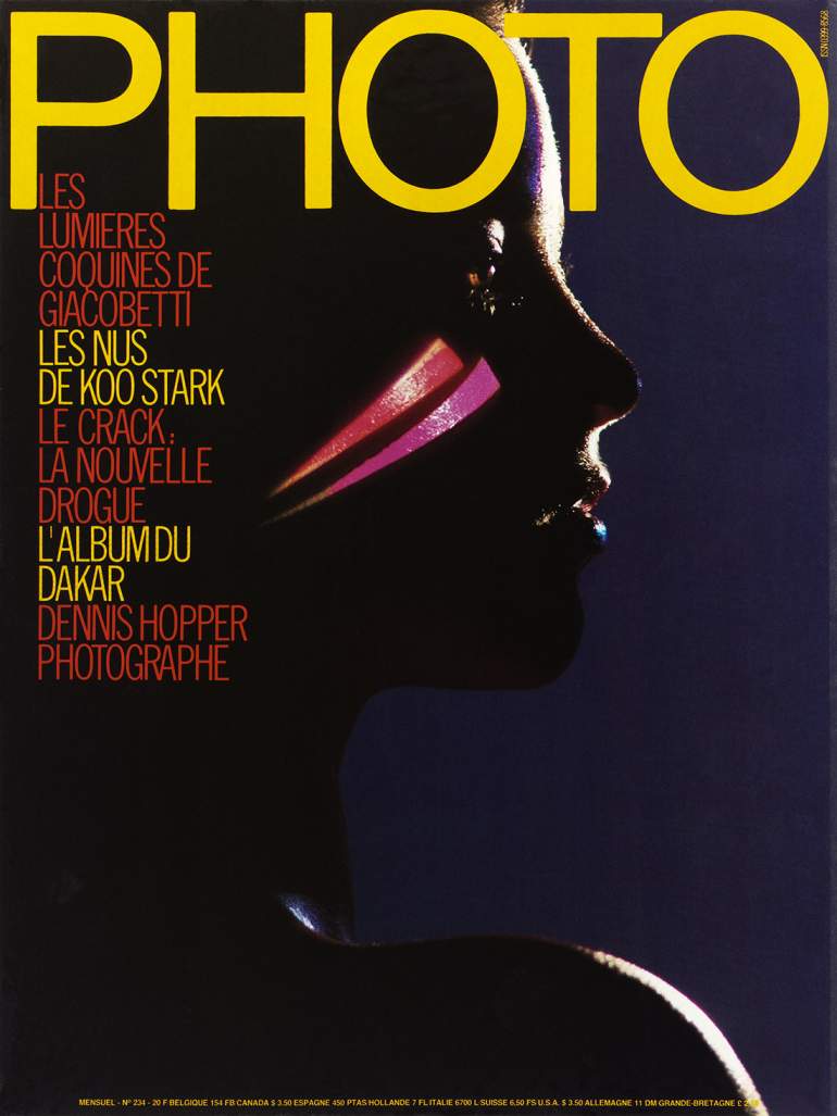 Photo March 1987 magazine back issue Photo magizine back copy 