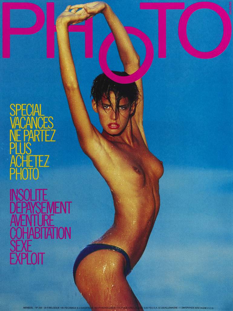 Photo August 1987 magazine back issue Photo magizine back copy 