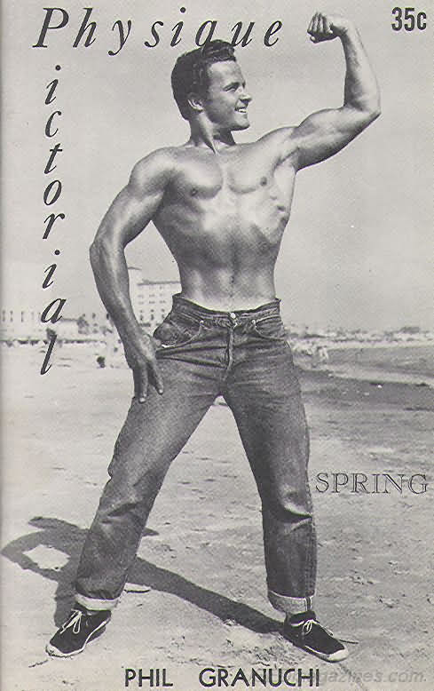 Physique Pictorial Spring 1956 magazine back issue Physique Pictorial magizine back copy 