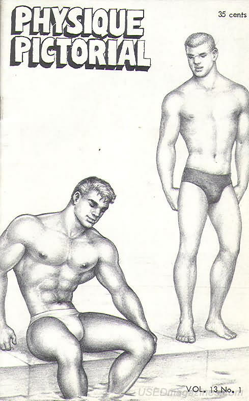 Physique Pictorial August 1963 magazine back issue Physique Pictorial magizine back copy 