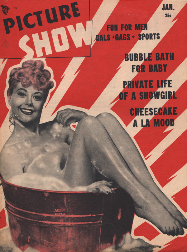 Picture Show January 1948 magazine back issue Picture Show magizine back copy young natalie wood cheesecake,Fun For Men: Gals-Gags-Sports,Private Life,Bubble Bath,adele mara