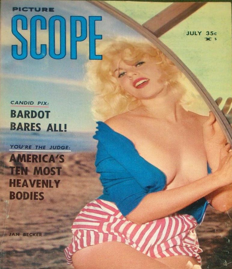 Picture Scope July 1962 magazine back issue Picture Scope magizine back copy 