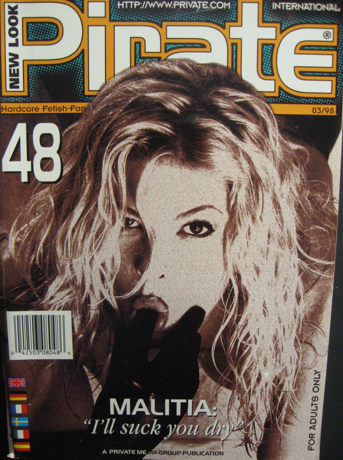 Pirate # 48 magazine back issue Pirate magizine back copy 