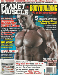 Planet Muscle July/August 2012 magazine back issue