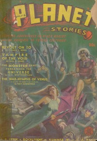 Planet Stories Spring 1941 magazine back issue cover image