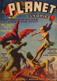Planet Stories Winter 1941 magazine back issue cover image