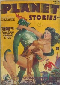 Planet Stories Winter 1945 magazine back issue cover image