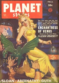 Planet Stories Fall 1949 magazine back issue cover image