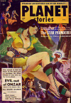 Planet Stories September 1952 magazine back issue cover image