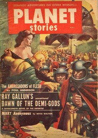 Planet Stories Summer 1954 magazine back issue cover image