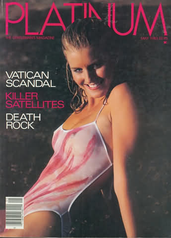 Platinum May 1983 magazine back issue Platinum magizine back copy 