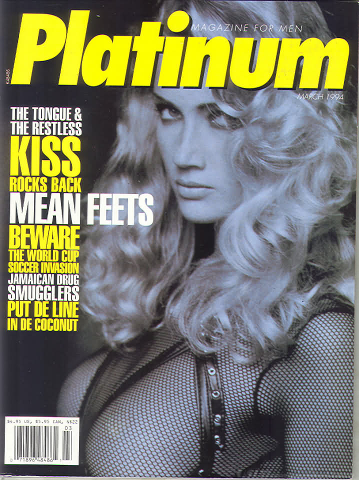 Platinum March 1994 magazine back issue Platinum magizine back copy 