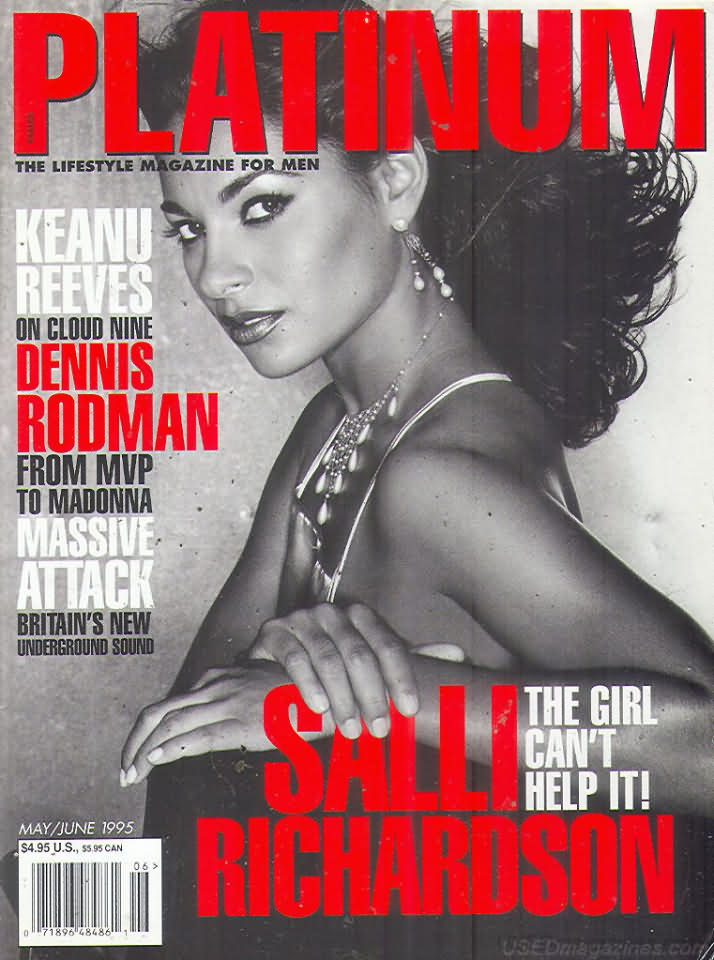 Platinum May 1995 magazine back issue Platinum magizine back copy 