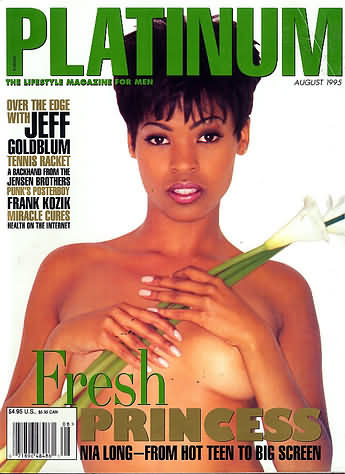 Platinum August 1995 magazine back issue Platinum magizine back copy 