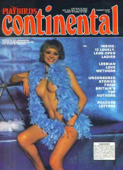 Playbirds Continental Original # 8 magazine back issue Playbirds Continental Original magizine back copy 