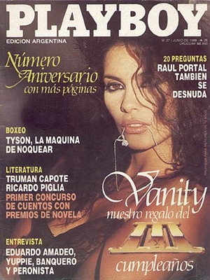 Playboy Argentina June 1988 magazine back issue Playboy (Argentina) magizine back copy 