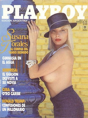 Playboy Argentina February 1990 magazine back issue Playboy (Argentina) magizine back copy 