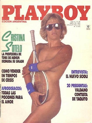 Playboy Argentina April 1990 magazine back issue Playboy (Argentina) magizine back copy 