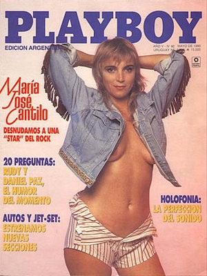 Playboy Argentina May 1990 magazine back issue Playboy (Argentina) magizine back copy 