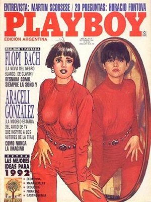 Playboy Argentina September 1991 magazine back issue Playboy (Argentina) magizine back copy 