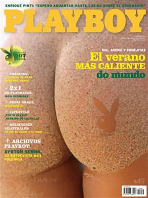 Playboy (Argentina) January 2010 magazine back issue Playboy (Argentina) magizine back copy Playboy (Argentina) magazine January 2010 cover image, with Francine Piaia on the cover of the magaz