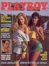 Katia Lopes magazine cover appearance Playboy Argentina November 1986