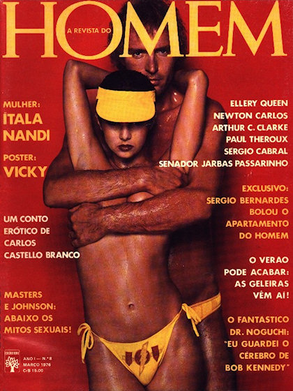 Playboy (Brazil) March 1976 magazine back issue Playboy (Brazil) magizine back copy Playboy (Brazil) March 1976 Magazine Back Issue Published by HMH Publishing, Hugh Marston Hefner. Covergirl Itala Nandi, Unknown (Nude).