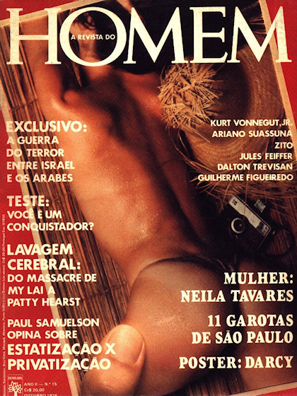 Playboy (Brazil) October 1976 magazine back issue Playboy (Brazil) magizine back copy Playboy (Brazil) magazine October 1976 cover image, with Bianca on the cover of the magazine