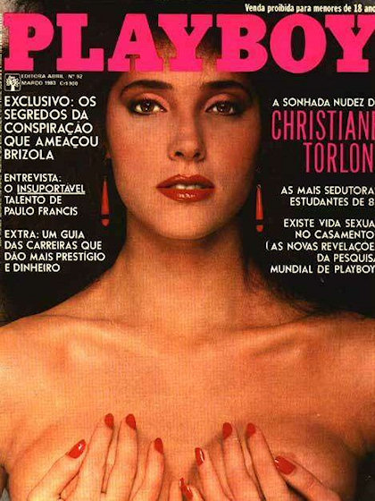 Playboy (Brazil) March 1983 magazine back issue Playboy (Brazil) magizine back copy Playboy (Brazil) magazine March 1983 cover image, with Christiane Torloni on the cover of the magazi