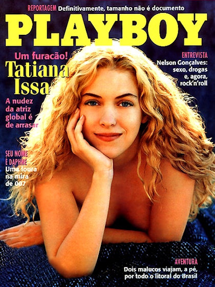 Playboy (Brazil) March 1998 magazine back issue Playboy (Brazil) magizine back copy Playboy (Brazil) magazine March 1998 cover image, with Tatiana Issa on the cover of the magazine