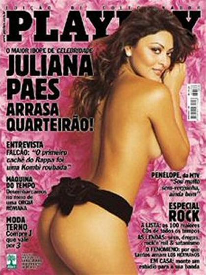 Playboy (Brazil) May 2004 magazine back issue Playboy (Brazil) magizine back copy Playboy (Brazil) magazine May 2004 cover image, with Juliana Paes on the cover of the magazine
