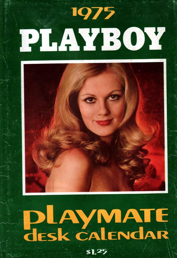 Playboy Playmate Desk Calendar 1975 magazine back issue Playboy Calendar magizine back copy 1975 playboy desk calendar, playmate calendars, all your favorite playmates of 1970s, hot sexy nude
