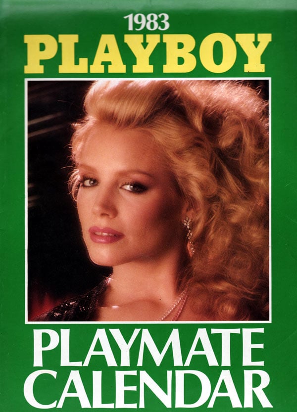 Playboy Playmate Wall Calendar 1983 magazine back issue Playboy Calendar magizine back copy playmate wall calendars, the hottest playmates of the year nude, sexy girls of playboy models,  1983