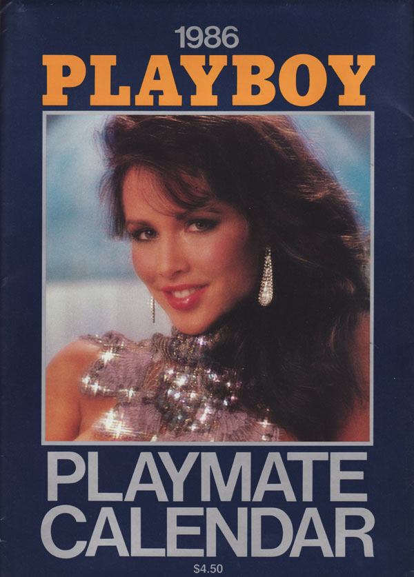 Playboy Playmate Wall Calendar 1986 magazine back issue Playboy Calendar magizine back copy playmate wall calendars, the hottest playmates of the year nude, sexy girls of playboy models,  1986