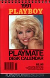 Playboy Playmate Desk Calendar 1991 magazine back issue
