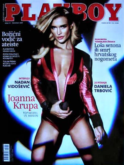 Playboy (Croatia) December 2009 magazine back issue Playboy (Croatia) magizine back copy Playboy (Croatia) magazine December 2009 cover image, with Joanna Krupa on the cover of the magazine
